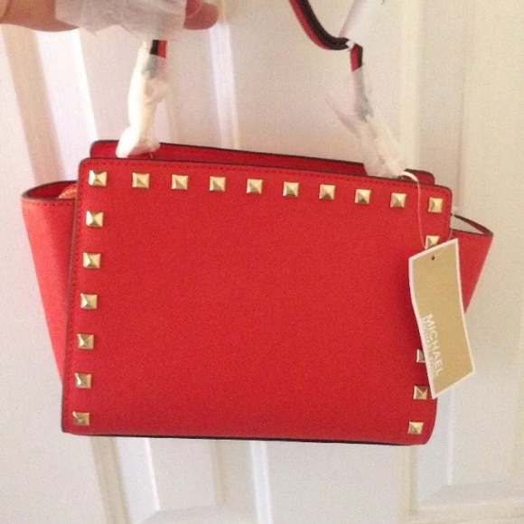 MICHAEL Michael Kors Bags Nwt Michael Kors Selma Stud Messenger Bag